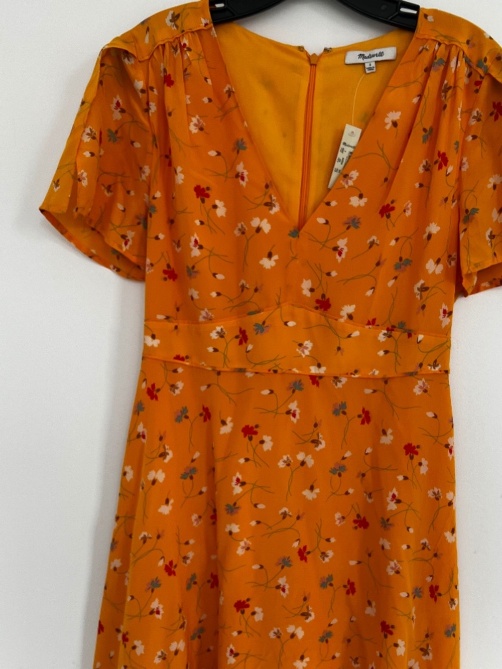 Madewell silk dress NWT